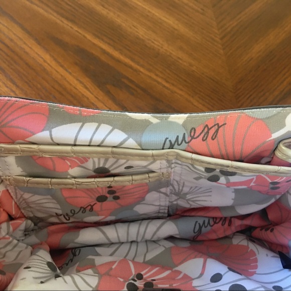 Guess Visage Faux Ostrich Shoulder Bag - Picture 13 of 13